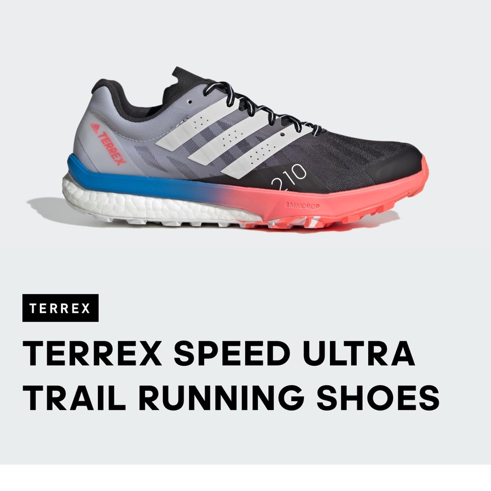 Previously used /Offers welco
Adidas Black and Blue Athletic Trail Running Shoes